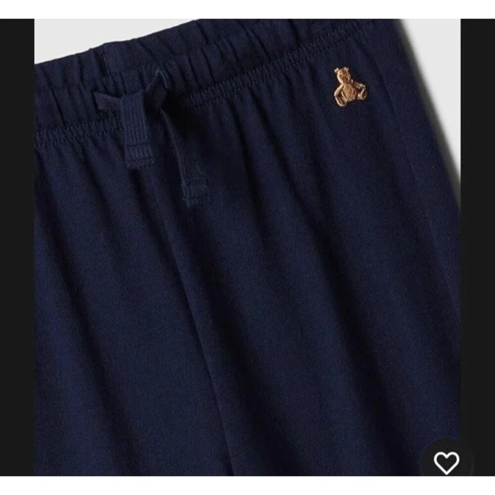 Baby Gap Navy Cotton Knit Jogger Pants Size 0-3 Months
